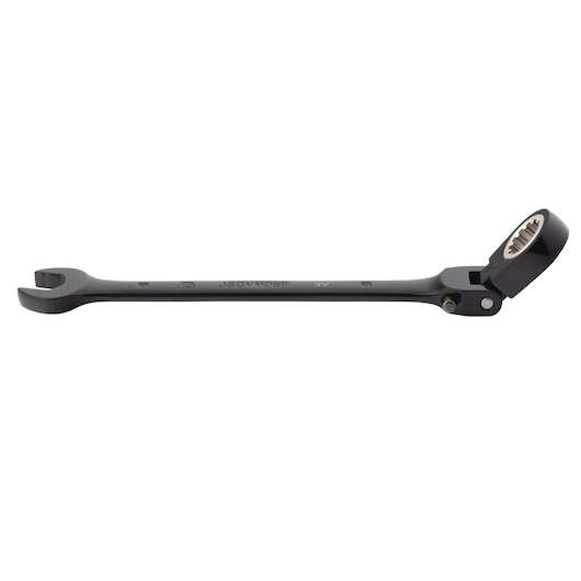 PROTO JSCVM08F black ratcheting combination wrench side view on white background.