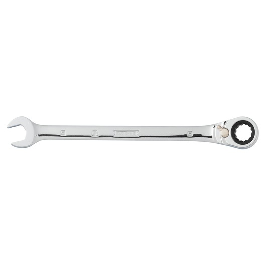 9mm 12-Point Full Polish Reversible Combination Ratchet Wrench