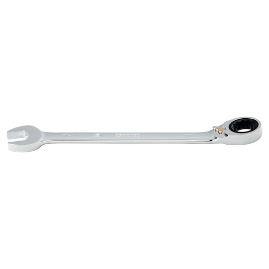 17mm 12-Point Full Polish Reversibe Combination Ratchet Wrench