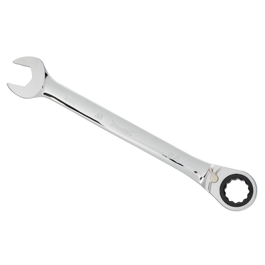 32mm 12-Point Full Polish Reversible Combination Ratchet Wrench