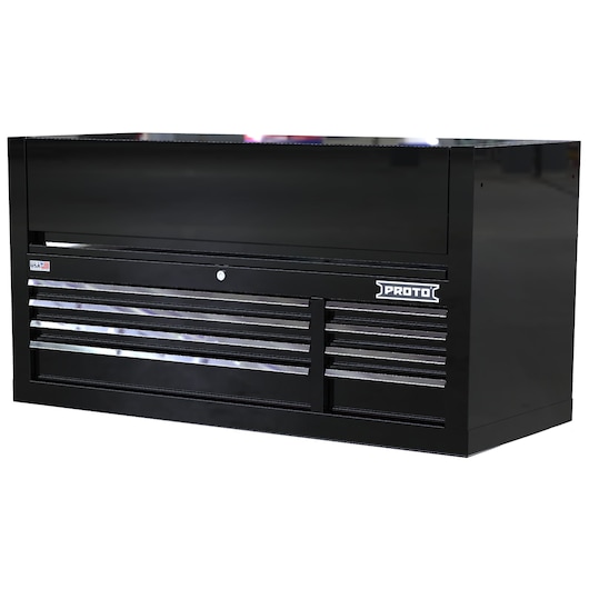 55 8 DRWR TOP BLACK CHROME