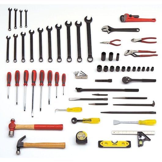 Railroad Carman's Tool Set With Tool Box (67 pc.)